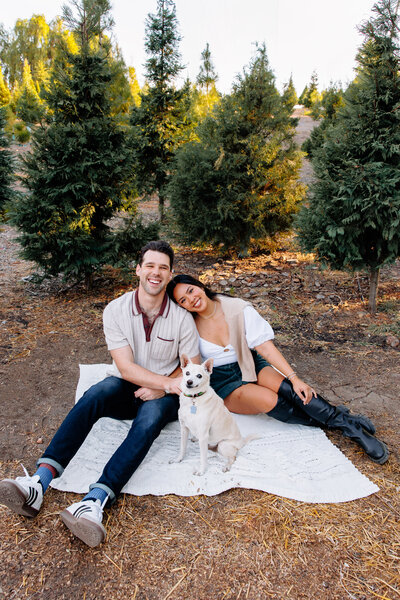 family having fun during family photo session in santa clarita