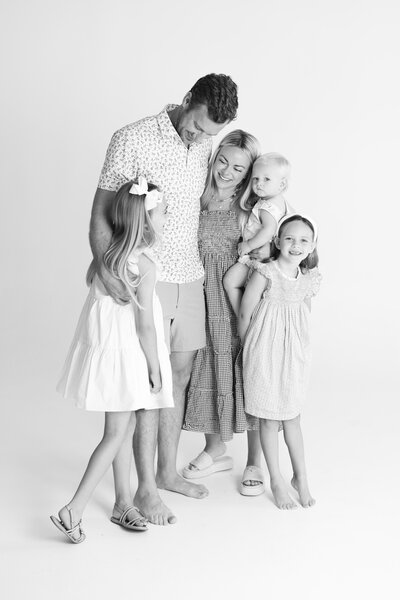 Studio family session with one of Tulsa's favorite family photographers