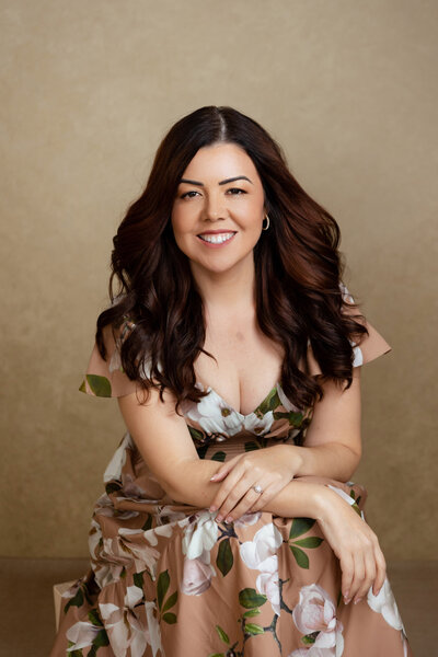 stunning portrait of a mother
