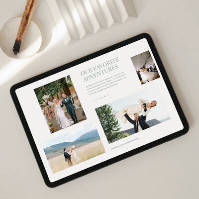 luxury website templates for wedding photographers and planners