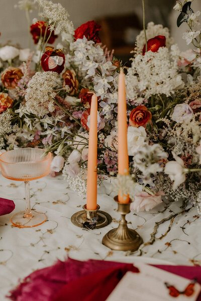 pink and white flowers