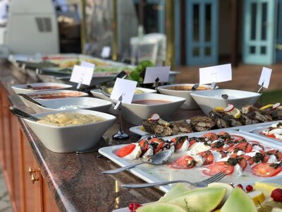 Auszug des BBQ Buffets im Hotel Bernstein.