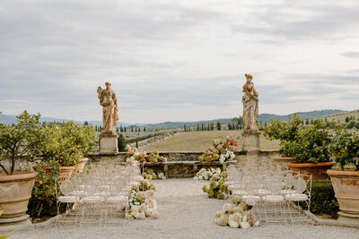 Villa Corsini Wedding Ceremony | Tuscany Florence Wedding Photographer 