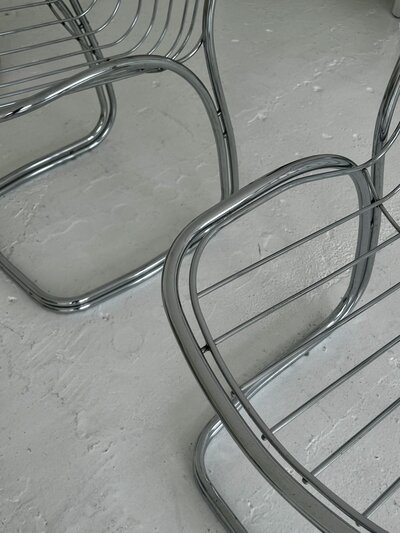 chrome chairs