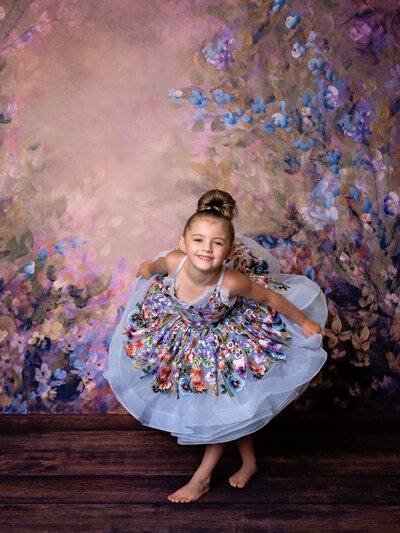 Ballet meets couture dress in photo by Melissa Byrne