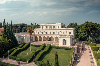 Villa Miani in rom with its majestic view over the city of Rome
