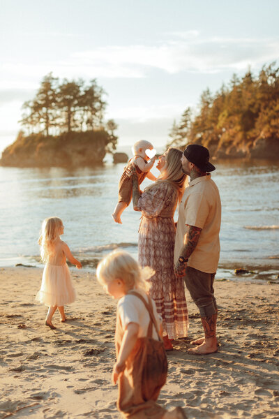 family at hurricane ridge