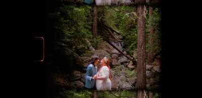Super 8 capture during a couple's Big Sur elopement.