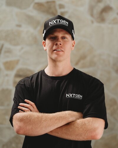 Andy, in-house designer at NXTgen Construction, bringing modern architectural vision and attention to detail to every custom home project.