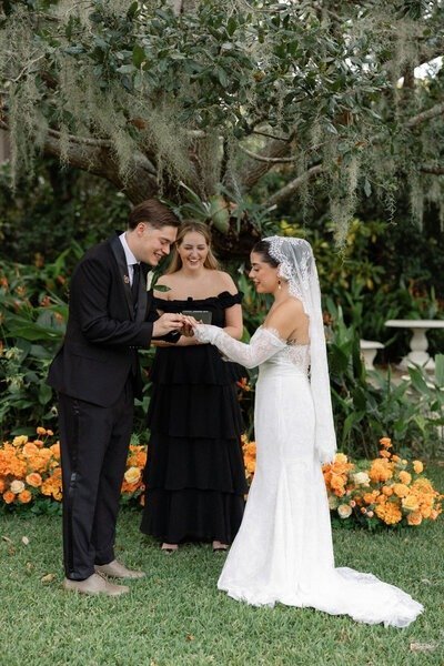 Emotional outdoor wedding ceremony photographed by Puerto Rico photographer

