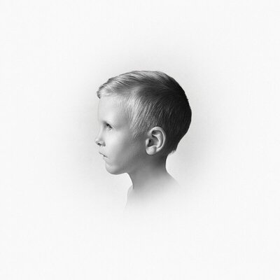 Studio heirloom portrait with gentle lighting by a child photographer in Michigan

