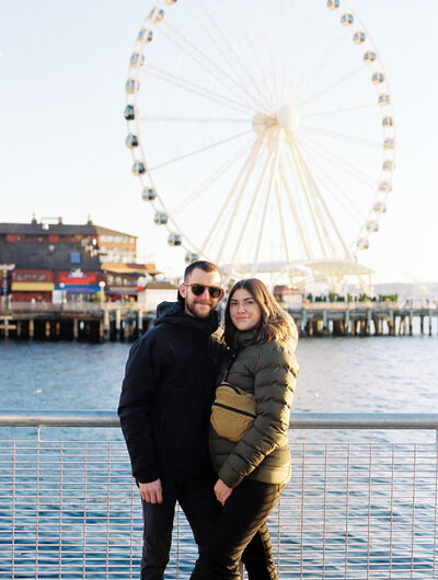 Braden Young Photo with wife in Seattle Washington
