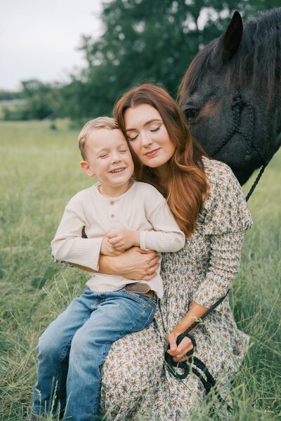 Beautiful portrait taken during a Fort Worth Family photography session.