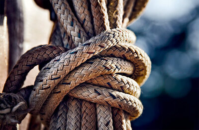 Segelyacht Topview im Meer