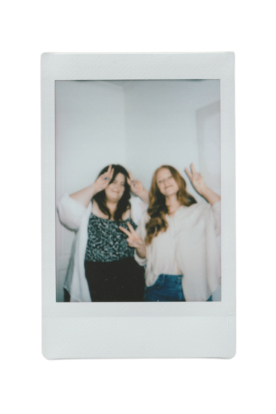 A photo of charis and Jess - the co-founders of Web Designer Library