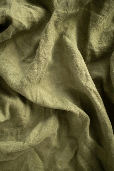 Green fabric background