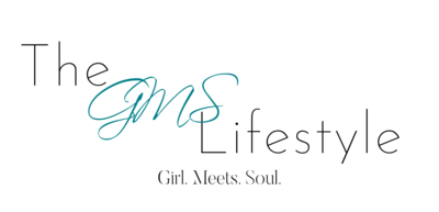 Official Logo - The GMS Lifestyle (TEAL) - with tag line (canva)