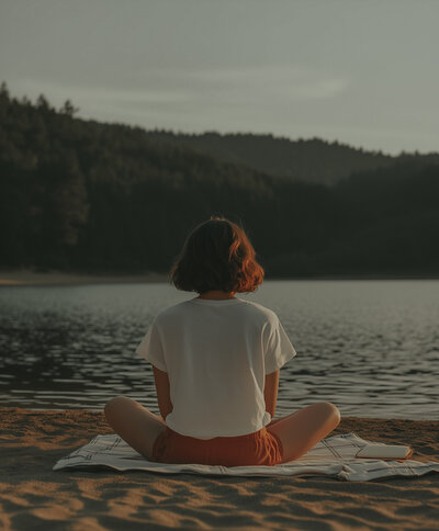Beach Meditation at Sunriseresize