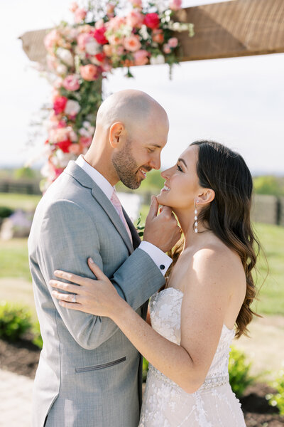 Bride and Groom at The Venue at Broken Bridge