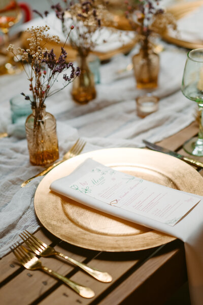 Wedding decor designed and planned by Love & Whimsy Events