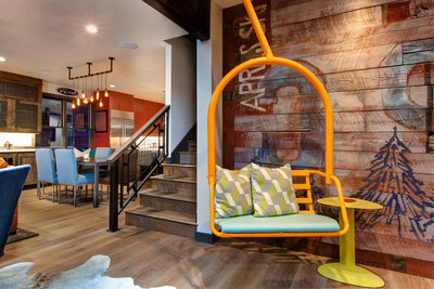 Ecelctic Ski Haus project by Midway interior designer Chalet + Co.