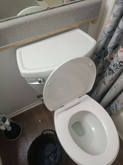 3 before and after bathroom cleaning by Rocket City Cleaning Crew