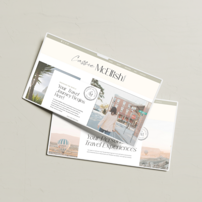 Website Mock-up for Travel Advisor