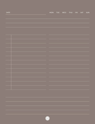 Notebook No 06 Digital Planner by Click 2 Plan-137