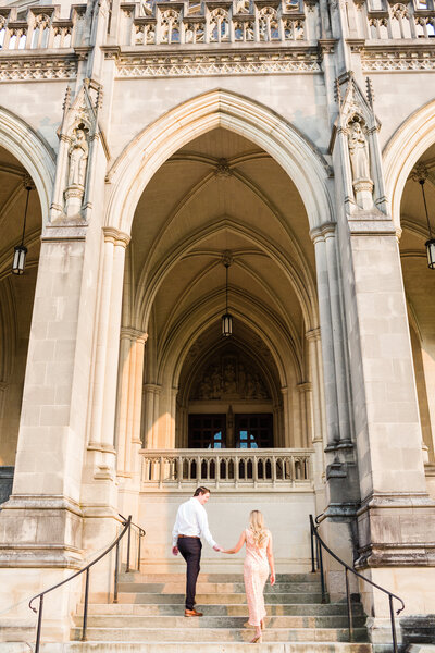 National Cathedral Engagement Session in DC