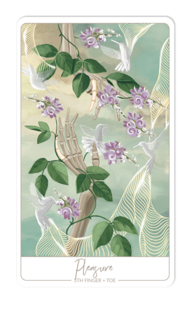 The Fifth Phalange oracle card for the Energy Archaeology Oracle Deck