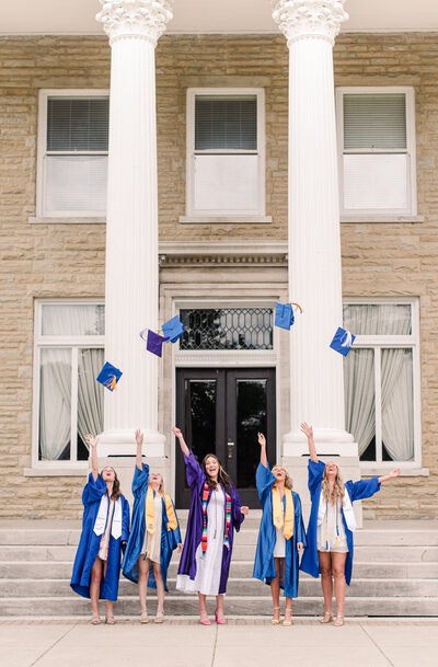 Lebanon, TN senior spokesmodel cap and gown photo