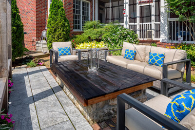 An outdoor Nashville sweetheart table by Frances and Jane Floral Design