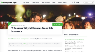 Why Millennials Need Life Insurance