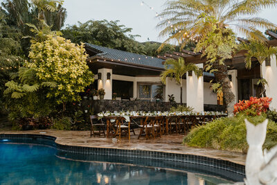 hale wailele Kona Wedding