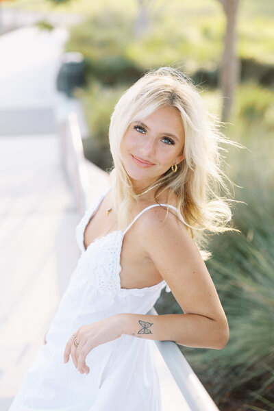 Senior Portrait At Baker Park Naples Florida