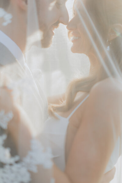 bride hugging dad at ceremony - toronto wedding photographer