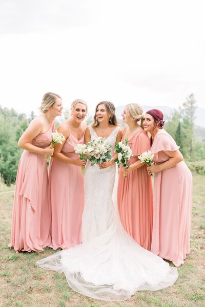 Lake Placid Wedding Bridesmaids