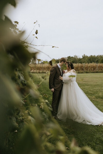 Wedding photos at Black Sheep Shelter in South Haven.
