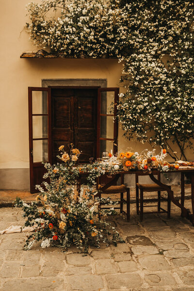 sweetheart table in italy