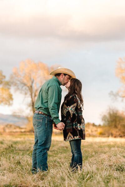 Wrangler jeans and country couple