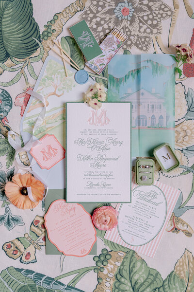Charleston Wedding with timeless custom bar