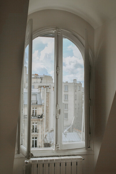 Photo of a window in Paris, France