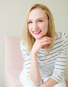 Portrait of a female website copywriting client