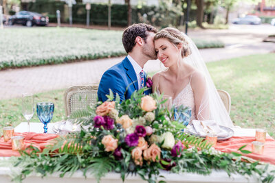 Intimate elopement in a Savannah Square - Apt. B Photography