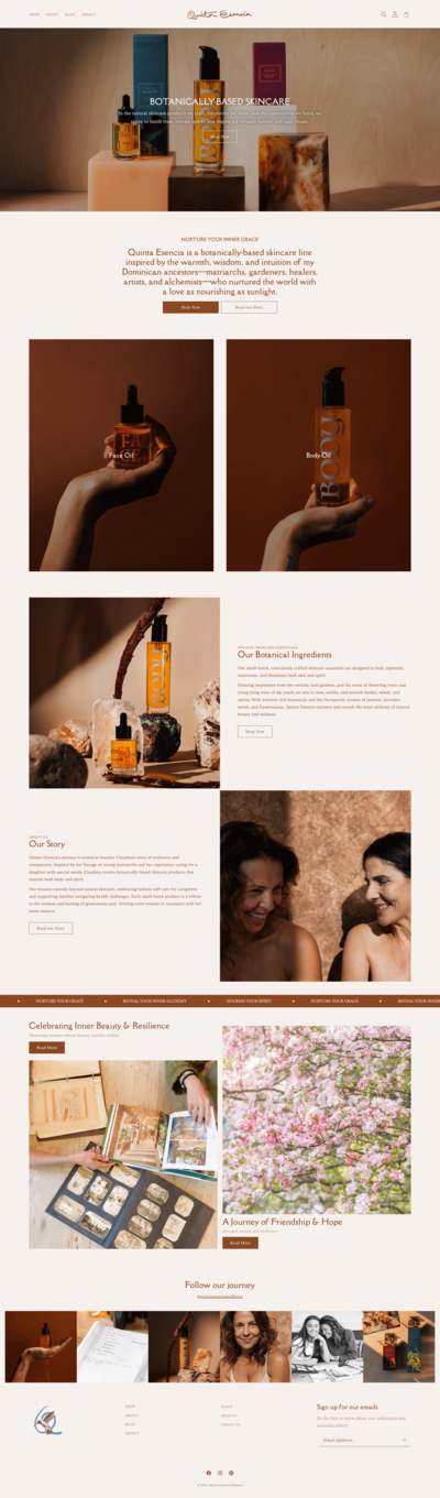 health and wellness brand and website design ecommerce, women business, entrepreneur