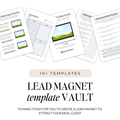 Lead Magnet Template Vault - The Spotlight Club