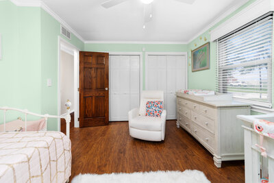 interior real estate photo nursery