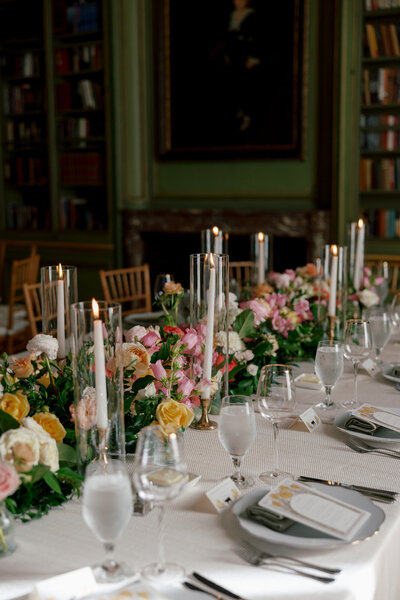 bride and groom posing during sunset