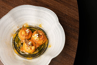 Revé's fresh house made pastas. Revé is a fine dining restaurant catering to 4, 8 or 10 course blind tasting menus. Every ingredient sourced locally and every dish made with care.