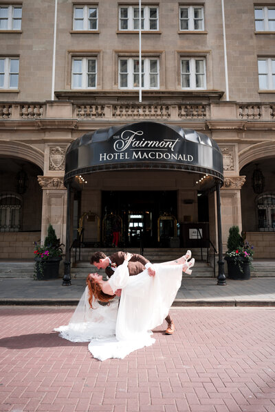 Wedding at the Fairmont Hotel MacDonald in Edmonton, Alberta